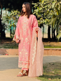 Siraphina Winter Cotton Embroidered Stitched 3-Piece Suit