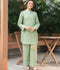 Panache Apparel Solid Story Cotton Lawn Embroidered Co-Ord Set-Noa