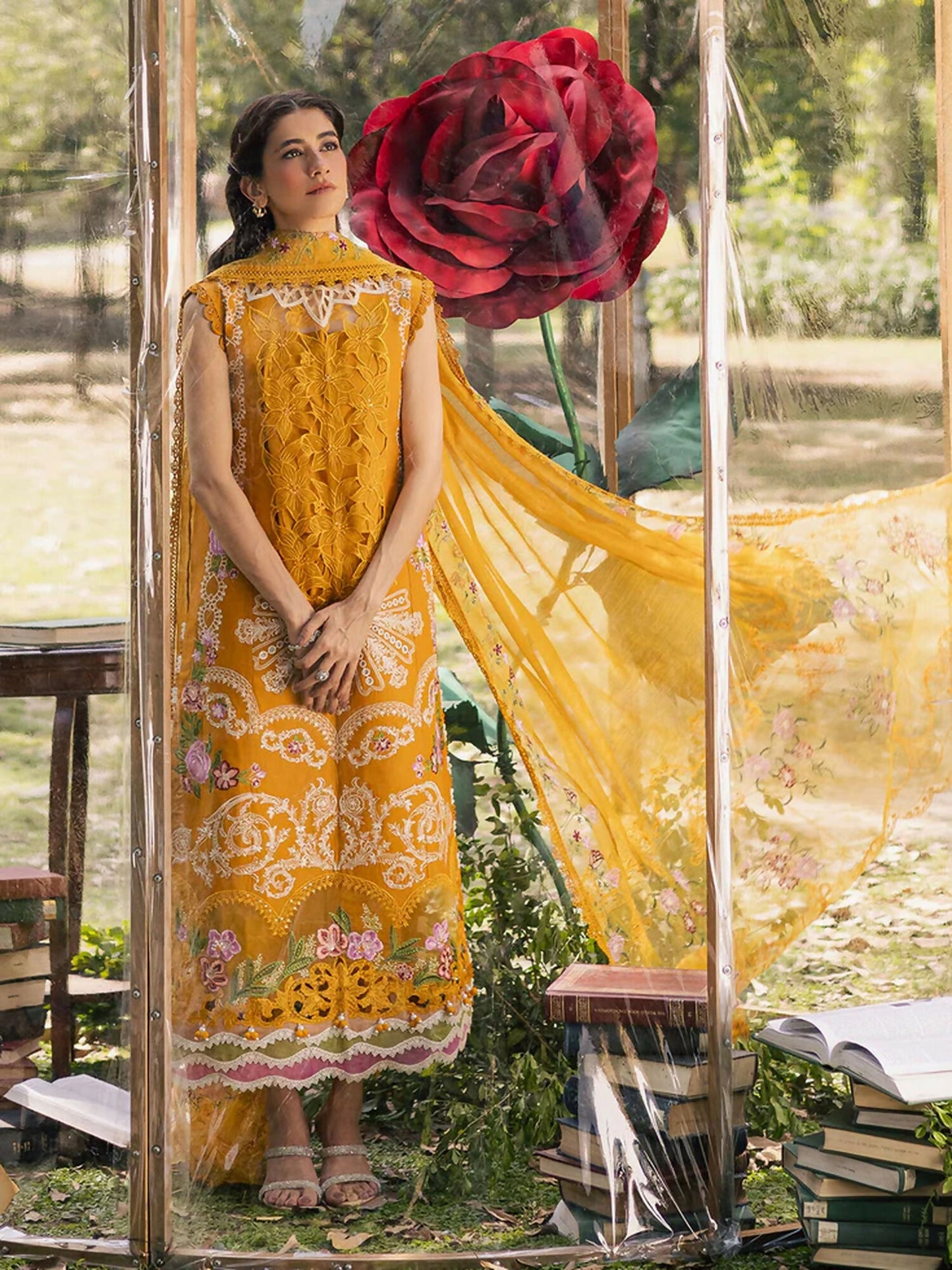 Parishay Enchanted Tales Lawn Embroidered Unstitched 3-Piece Suit-ET- 02