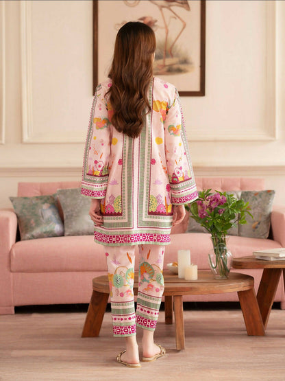 Mahnur Noir Lawn'26 Printed Co-Ord Set-N-07