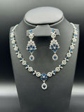 H&A Jewellery One Carat Silver Rhodium Plated Jewellery Set