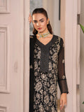 Hemstitch Chiffon Embroidered Stitched 3-Piece Suit-Leia