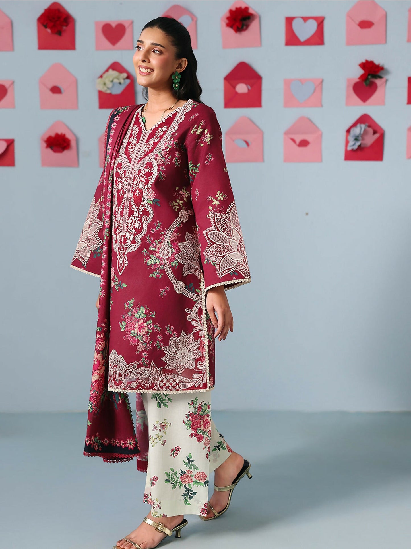 Mahnur Anaya Vol.2 Lawn Embroidered Stitched 3-Piece Suit-AN-2-06