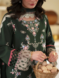 Mahnur Ember Lawn Embroidered Stitched 3-Piece Suit-EM-011