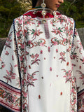 Jugnu by Hussain Rehar SS'25 Cotton Embroidered Unstitched 3-Piece Suit-Tibet