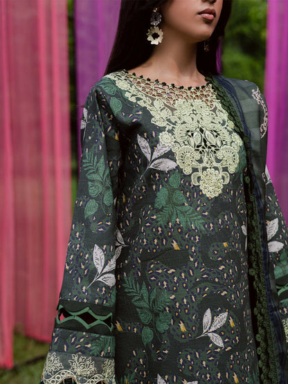 Parishay Rang e Sarma Khaddar Embroidered Stitched 3-Piece Suit-SAR-10