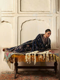 Hussain Rehar Massarat Festive Unstitched'25 Raw Silk Embroidered 3-Piece Suit-Rabab