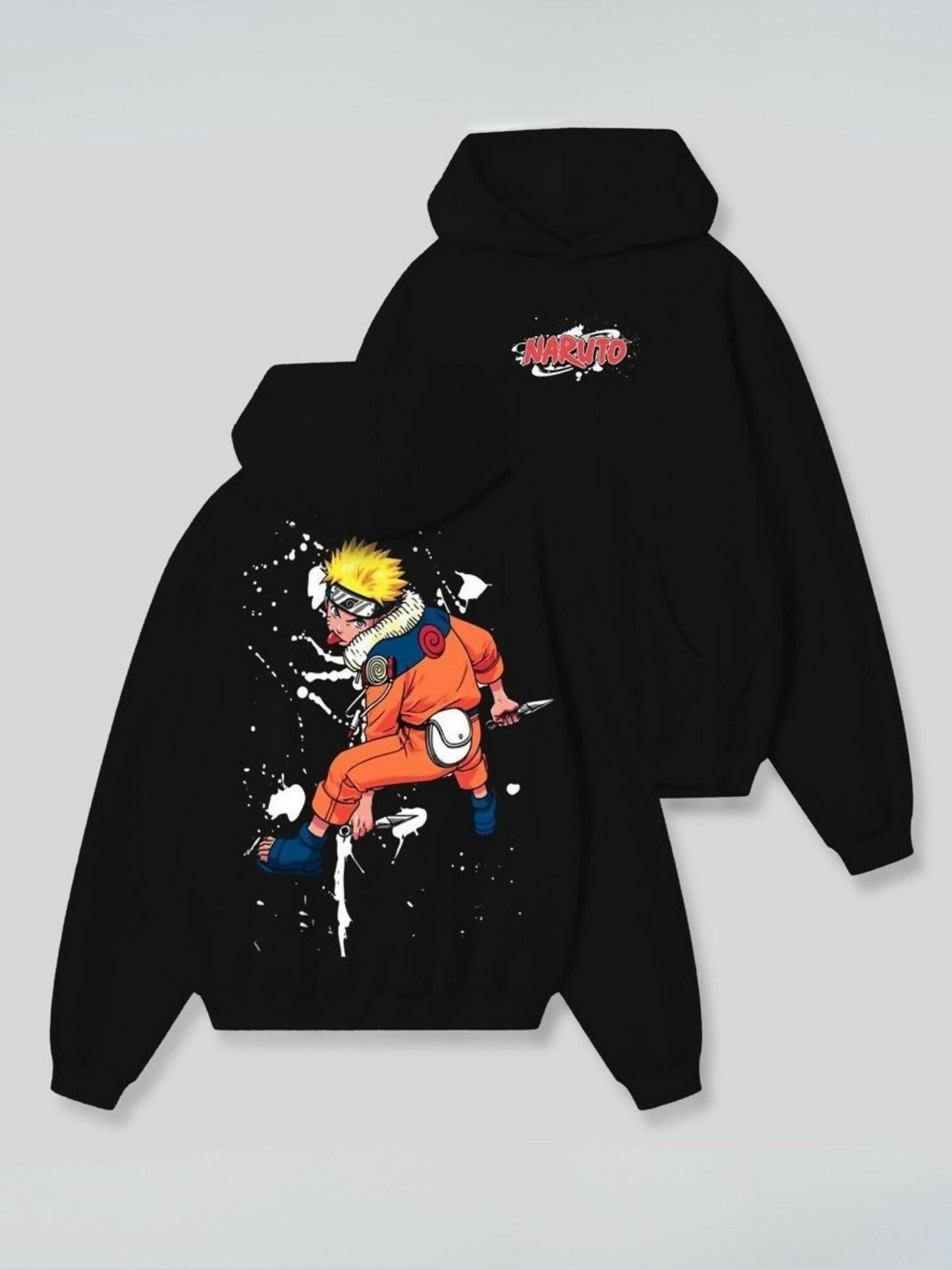Jupiter Oversized Naruto Ramen Printed Hoodie-15056