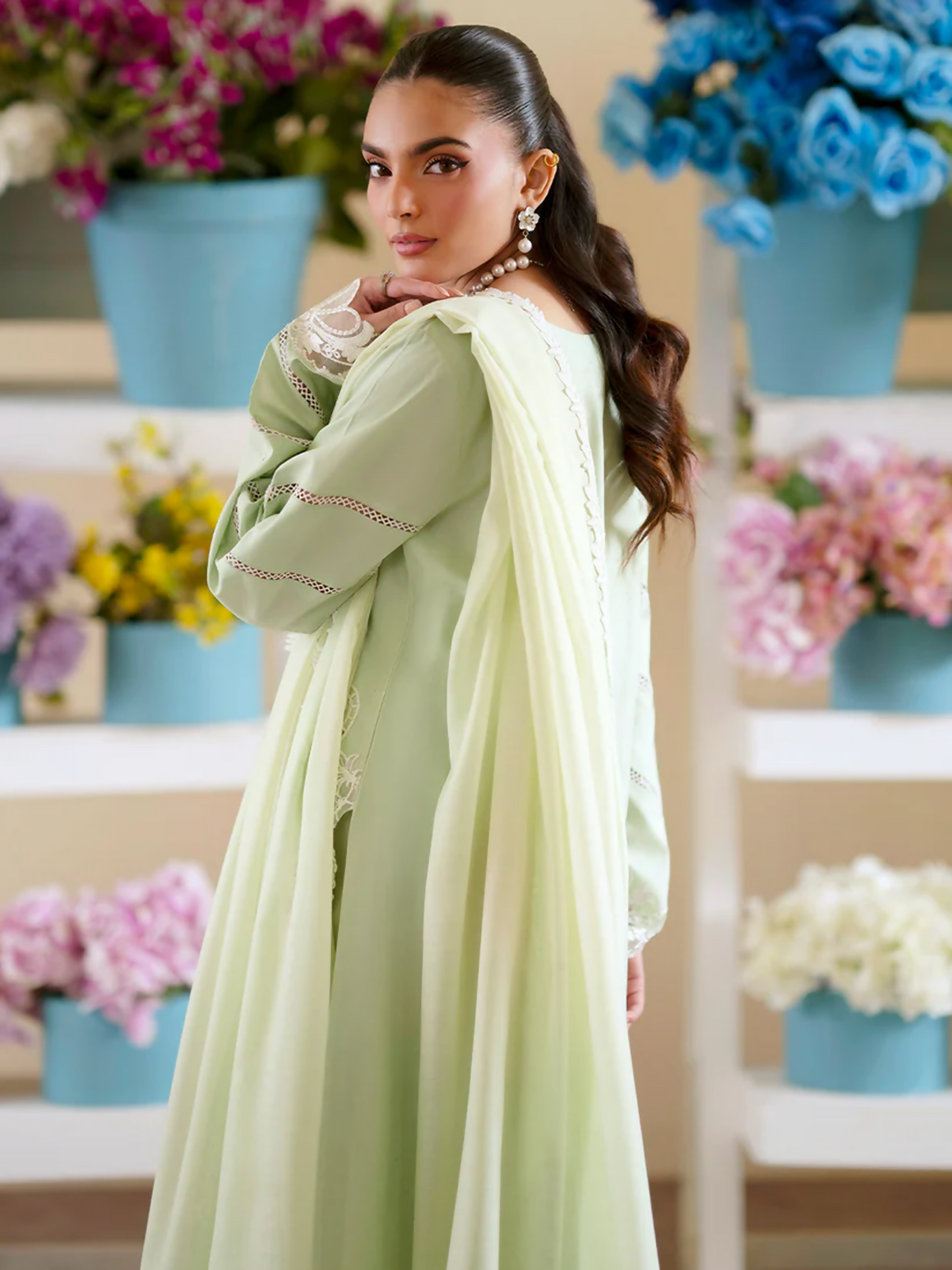 Mahnur Ember Lawn Embroidered Stitched 3-Piece Suit-EM-004