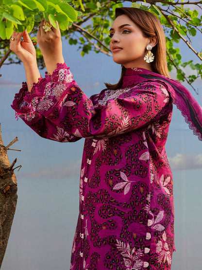 Parishay Rang e Sarma Khaddar Embroidered Stitched 3-Piece Suit-SAR-09