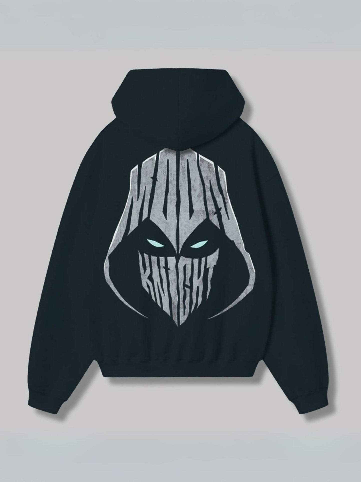 Jupiter Oversized Moon Knight Printed Hoodie-15081