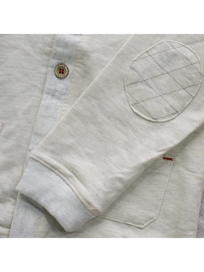 Funky Plain Kid's Double Pocket Cardigan Sweater-9434