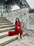 Stylish Collection Serene Summer Linen Embroidered Stitched 3-Piece Suit–Lilly