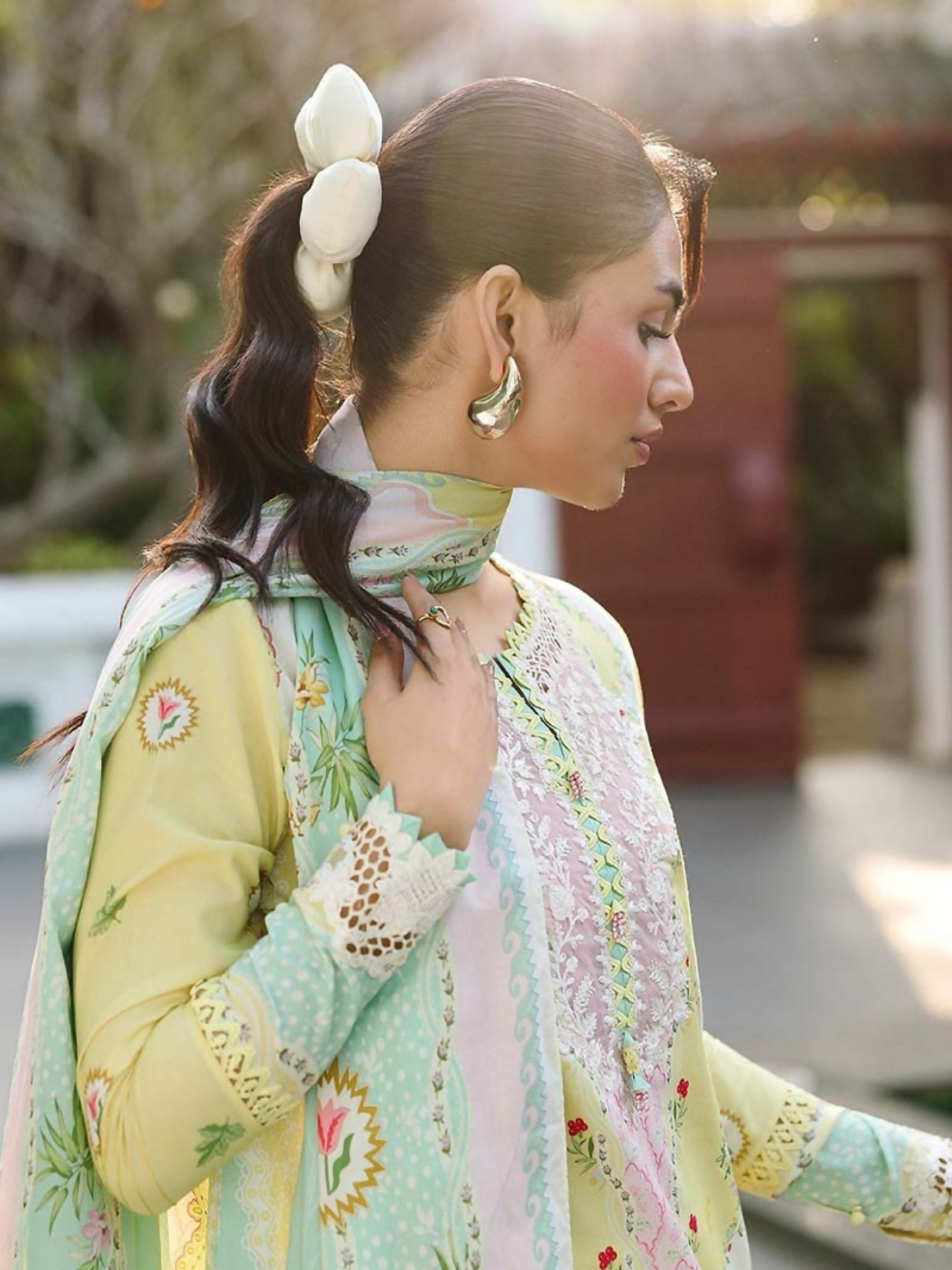 Qalamkar Qprints Lawn'26 Embroidered Unstitched 3-Piece Suit-AX-10-(A)-Jovie