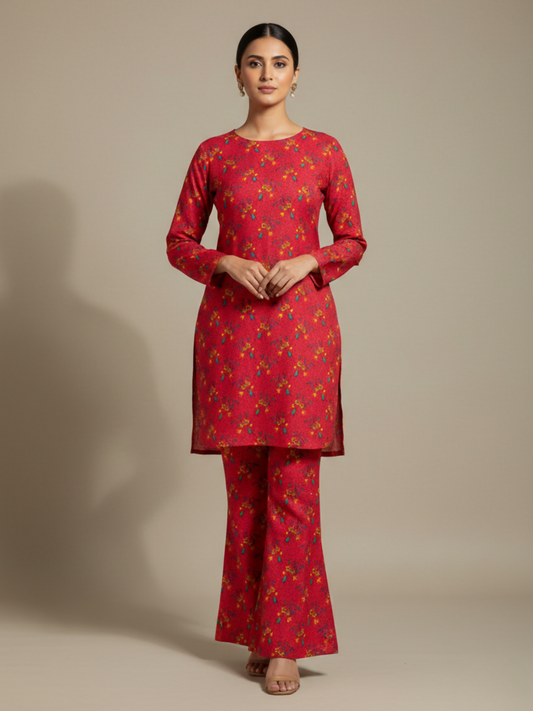 Bin Shaukat Classic Lawn Printed Unstitched 2-Piece Suit