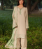 Panache Apparel Winter Solstice Linen Embroidered Stitched Suit-Mistfall