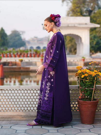 Mahnur Gul Luxury Lawn'26 Embroidered Unstitched 3-Piece Suit-G-012