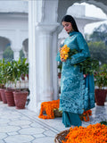 Mahnur Gul Luxury Lawn'26 Embroidered Stitched 3-Piece Suit-G-009