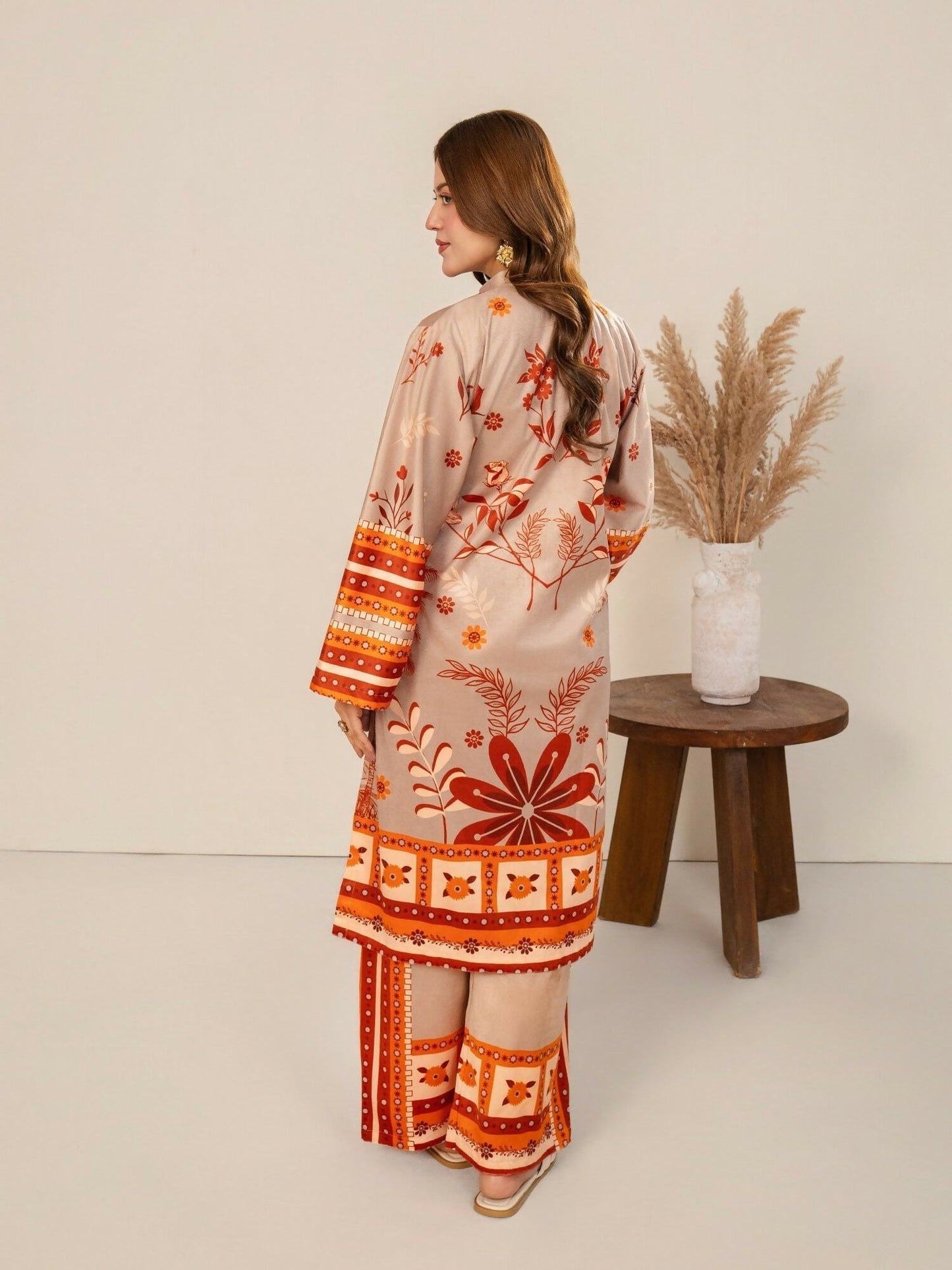 Stylish Collection Velvet Vogue Printed Co-Ord Set-Zimal Rude