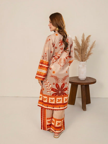 Stylish Collection Velvet Vogue Printed Co-Ord Set-Zimal Rude