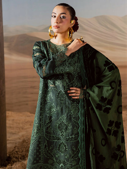 Mahnur Amelia Kotrai Embroidered Unstitched 3-Piece Suit-CK-009