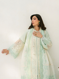 Binilyas Lawn Embroidered Stitched 3-Piece Suit-235 - A