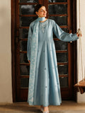 Panache Apparel Mistfall Ramadan Edit Cotton Embroidered Stitched Suit-Verve