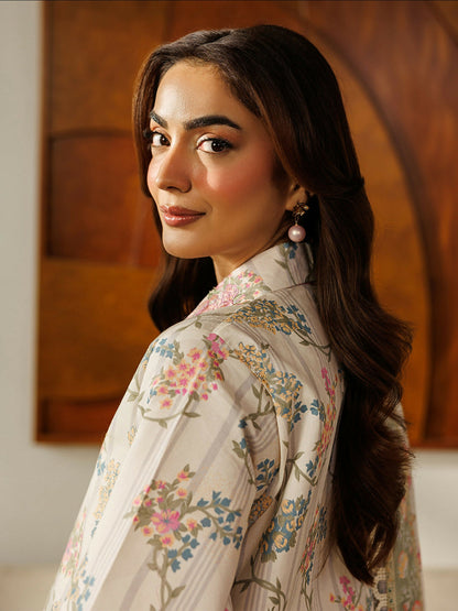 Mahnur Leila Lawn'26 Embroidered Unstitched 3-Piece Suit-L-03