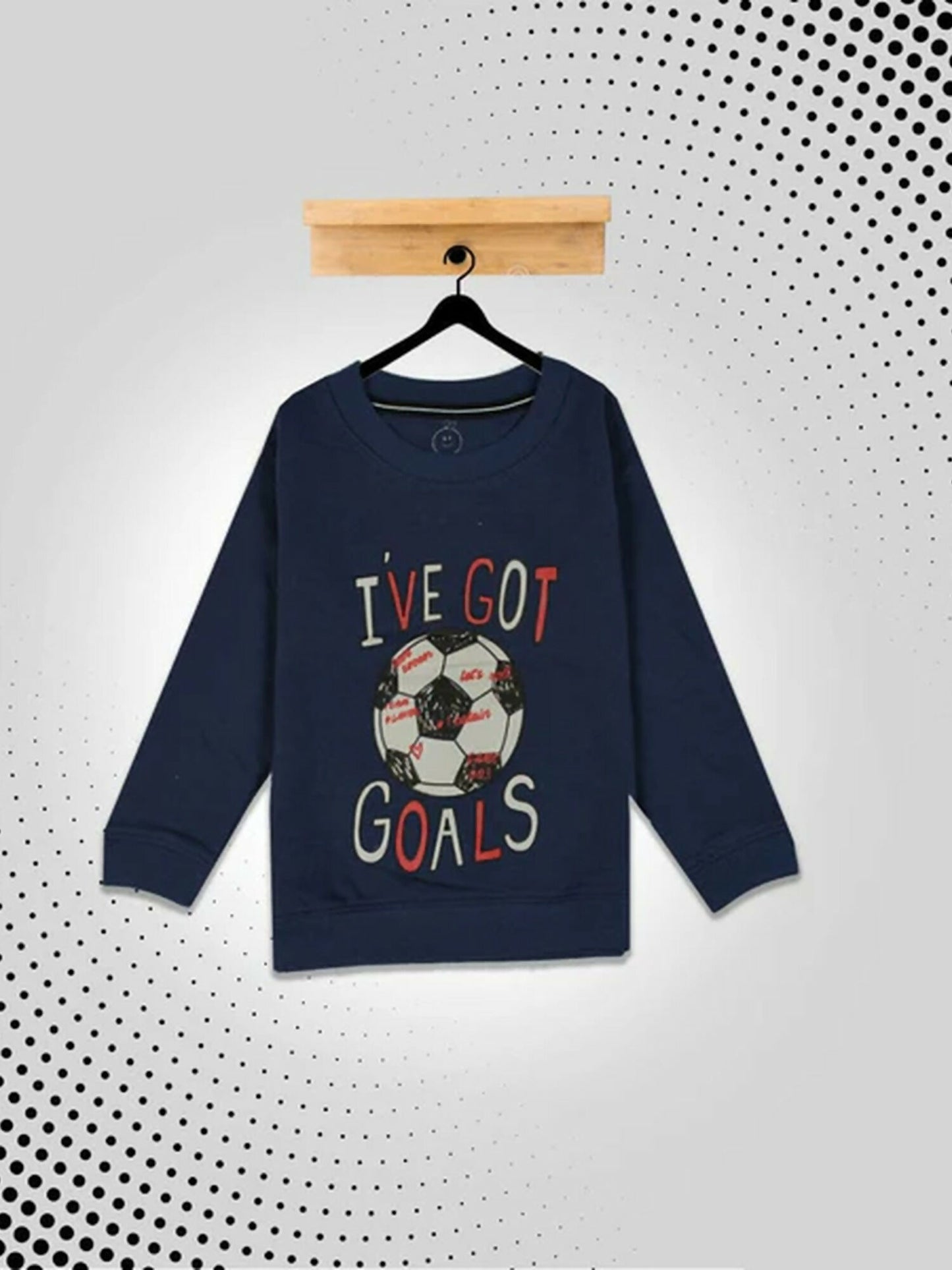 Funky's Kid's I've Got Goals Printed Sweat Shirt-10213