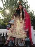 Hussain Rehar Luxury Lawn'26 Eid Edit Embroidered Unstitched 3-Piece Suit-Zubdah