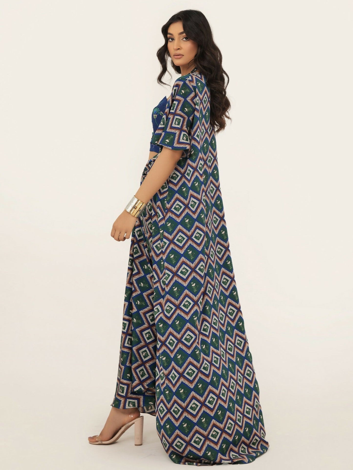 Shiza Hassan SH West Blended Silk Embroiderd Co-Ord Set-Syera