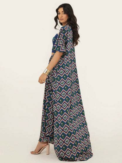 Shiza Hassan SH West Blended Silk Embroiderd Co-Ord Set-Syera