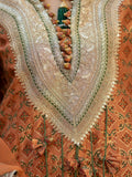 Shiza Hassan Chap Tilak Formals Pure Tusser Silk Embroidered Stitched 2-Piece Suit-Heirloom
