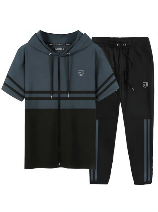 Jupiter Plain Walkover Zipper Tracksuit-14454