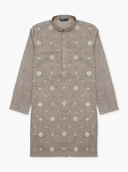 Velvour Boys Cotton Printed Stitched Kurta-VB203-B