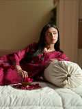 Binilyas Mashriq Luxury Lawn'26 Embroidered Unstitched 3-Piece Suit-D-113-B