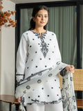 Panache Apparel Solid Story Cotton Lawn Embroidered Stitched Suit-Faye