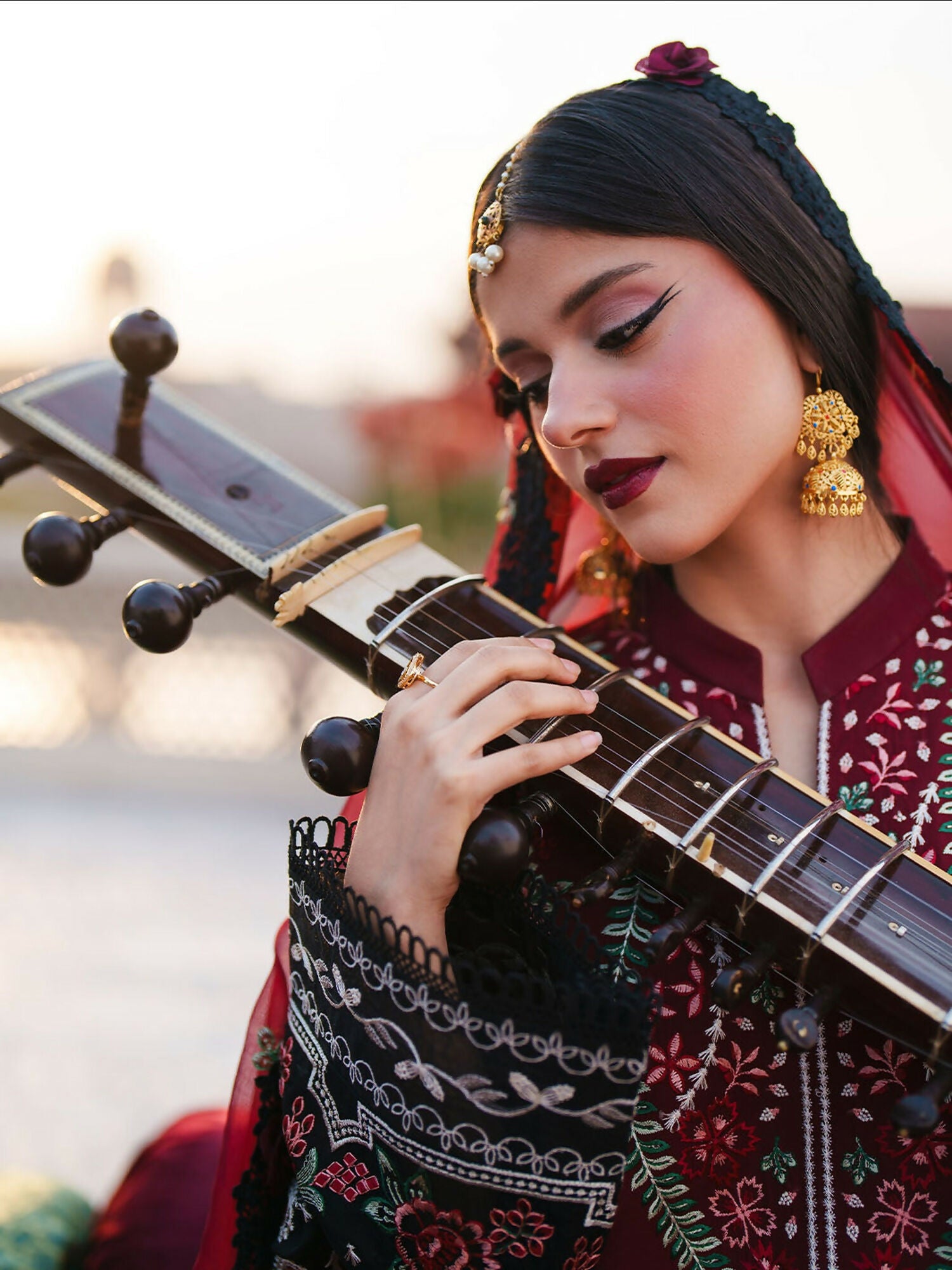 Mahnur Gul Luxury Lawn'26 Embroidered Stitched 3-Piece Suit-G-005
