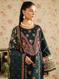 Mahnur Kaia Slub Linen Embroidered Unstitched 3-Piece Suit-K- 08
