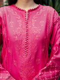 Binilyas Diara Winter Kotrai Embroidered Unstitched 3-Piece Suit-53 - A