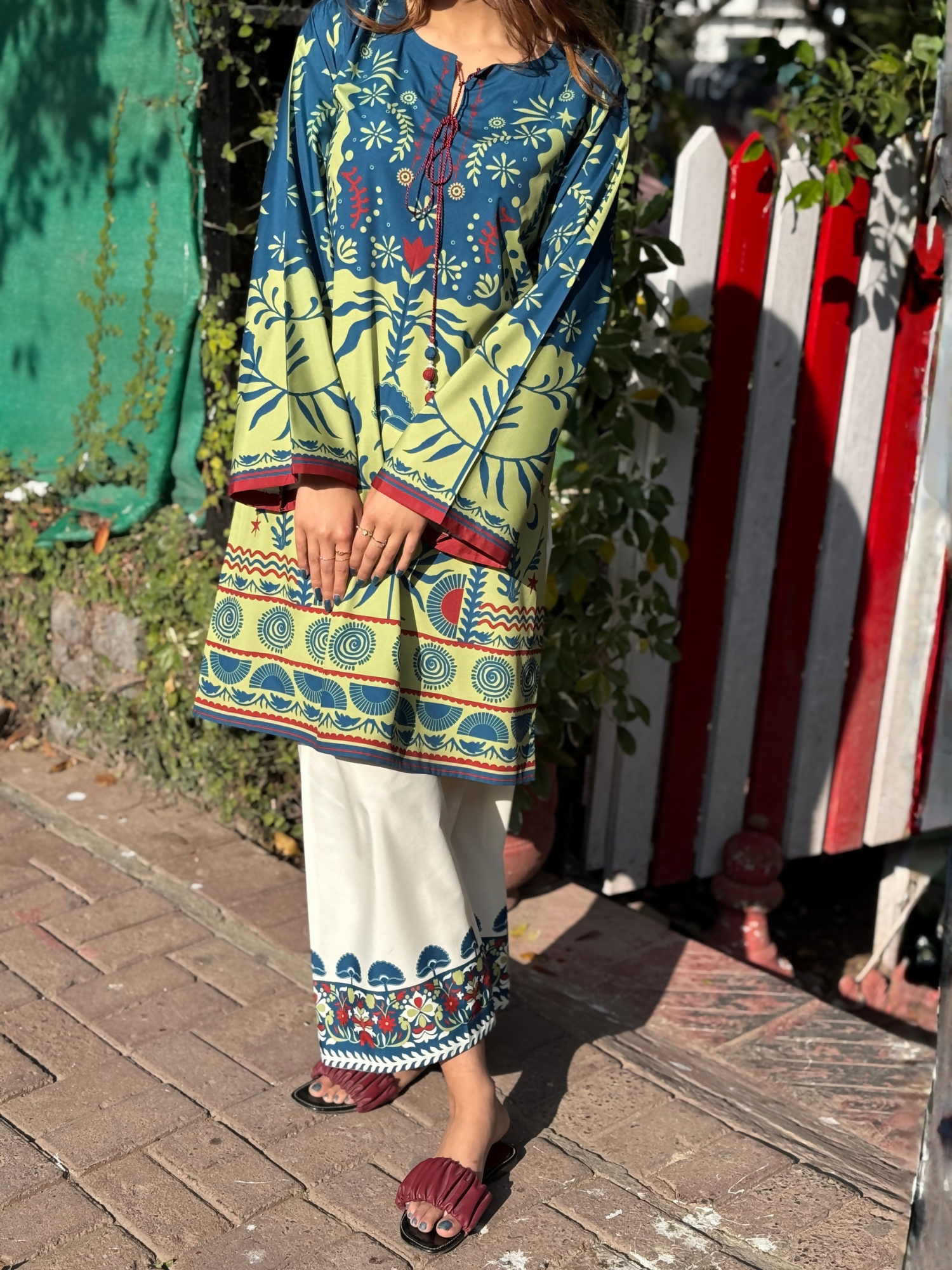 Sehrish Kanwal K-Ord Crepe Printed Co-Ord Set-Lea