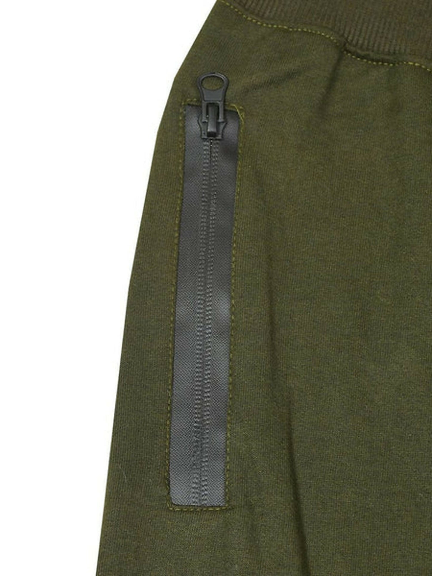 funky's plain Crop Fit Terry Trouser-11670