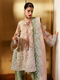 Hussain Rehar The Scent Luxury Pret SS'25 Raw Silk Embellished 3-Piece Suit-Reve