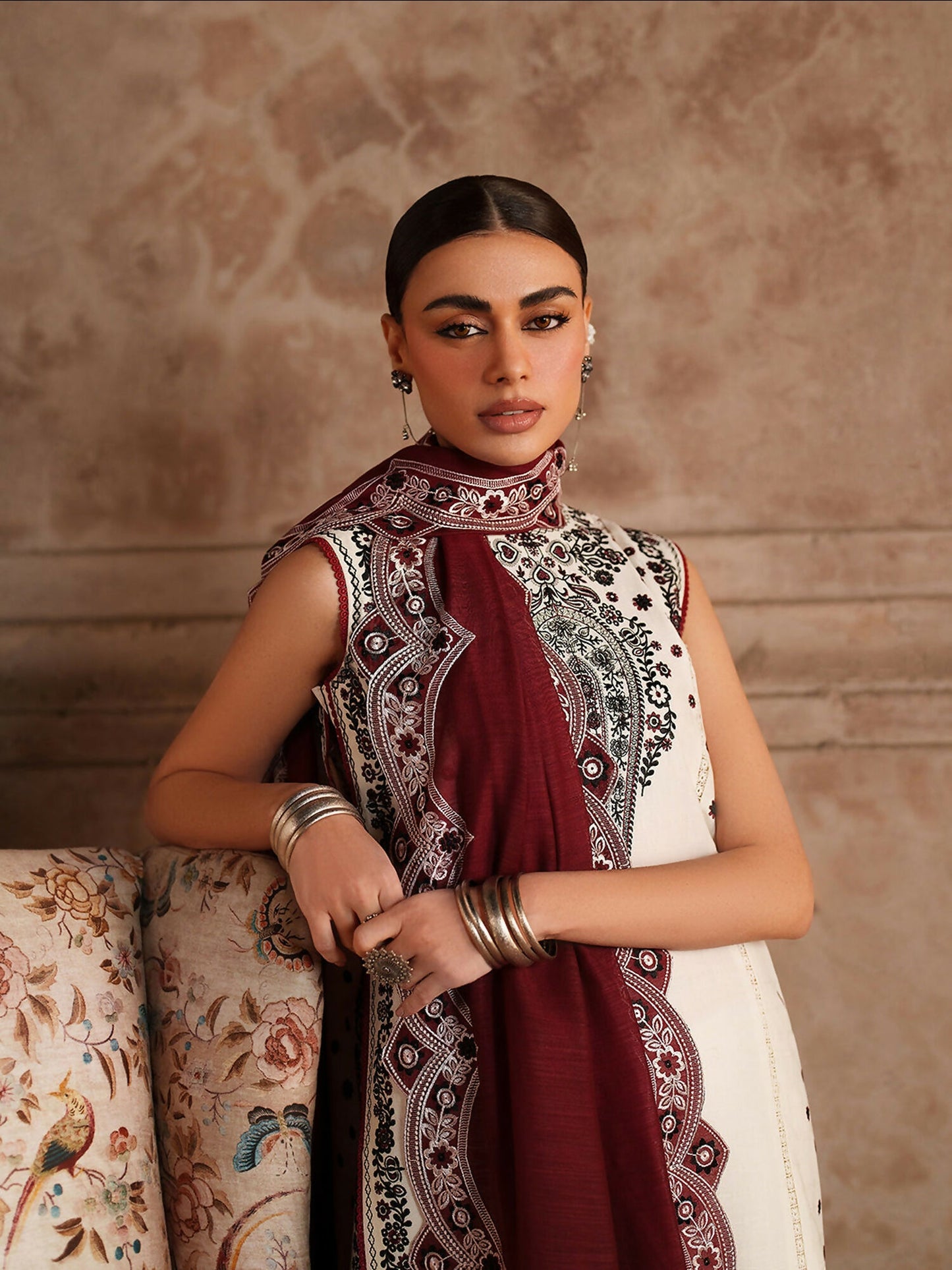 Binilyas Suroor Eid Pret'26 Lawn Embroidered Stitched 3-Piece Suit-245-A