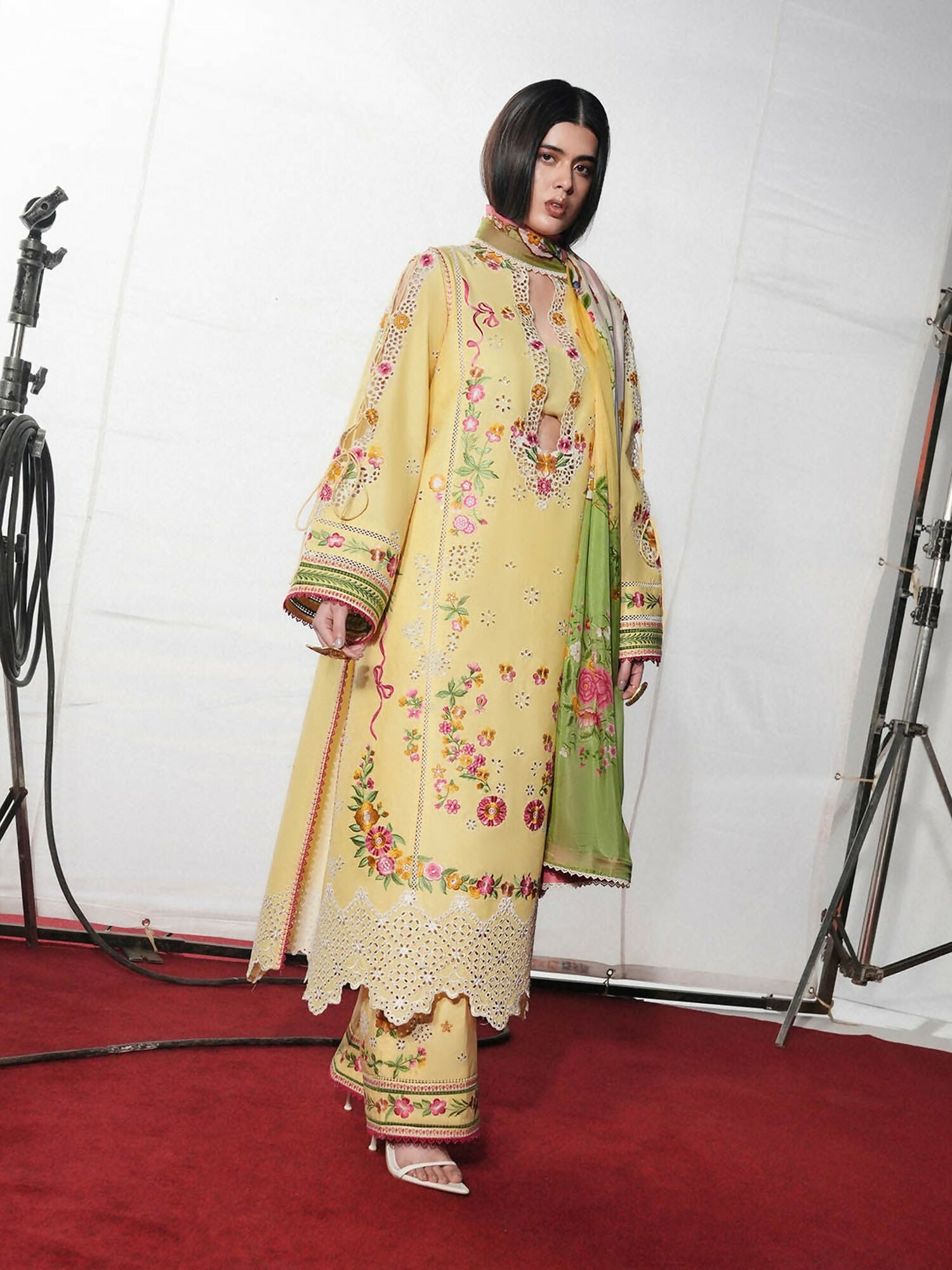 Jugnu by Hussain Rehar The Reserved View SS/Edit I Cotton Embroidered Unstitched 3-Piece Suit-Jahan