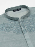 Velvour Boys Cotton Embroidered Stitched Kurta-VB202-A