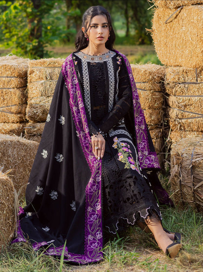 Parishay Winterwood Tales Khaddar Embroidered Unstitched 3-Piece Suit- WW - 14