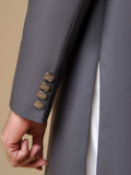 Gem Garments Janaan Jacquard Sherwani-Emience Grey