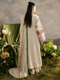 Mahnur Kaia Slub Linen Embroidered Unstitched 3-Piece Suit-K- 11