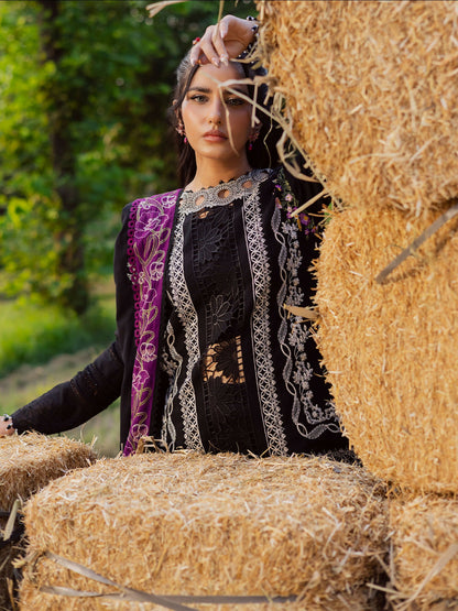 Parishay Winterwood Tales Khaddar Embroidered Unstitched 3-Piece Suit- WW - 14